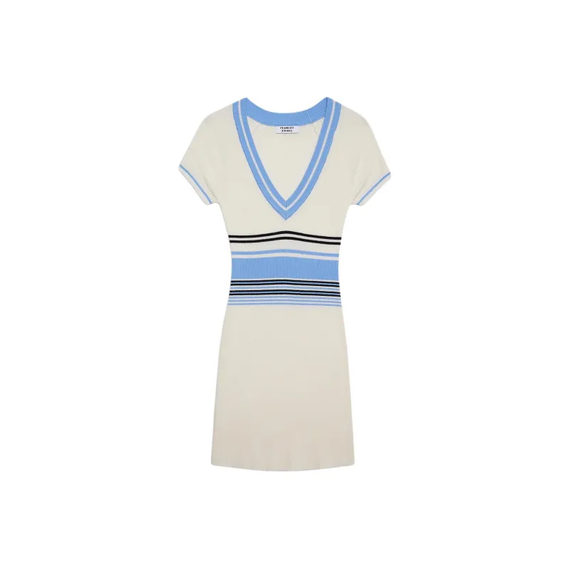 Victoria's Secret Frankies Bikinis Uptown Knit Dress / Hampton Stripe Short-Sleeved Dresses Women's Hampton Stripes-0