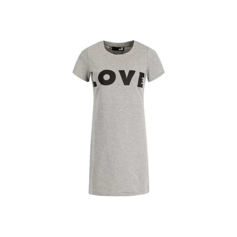MOSCHINO Short Sleeved Dresses Women's Gray-0