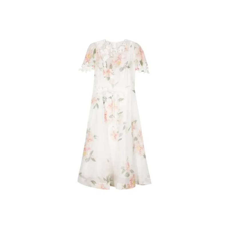 Zimmermann Liftoff Flower Midi Dress-0