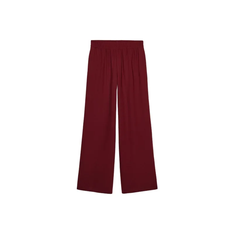 ZARA Casual Pants Women's Burgundy-0