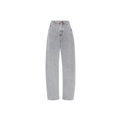 Brunello Cucinelli Authentic Denim Curved Trousers