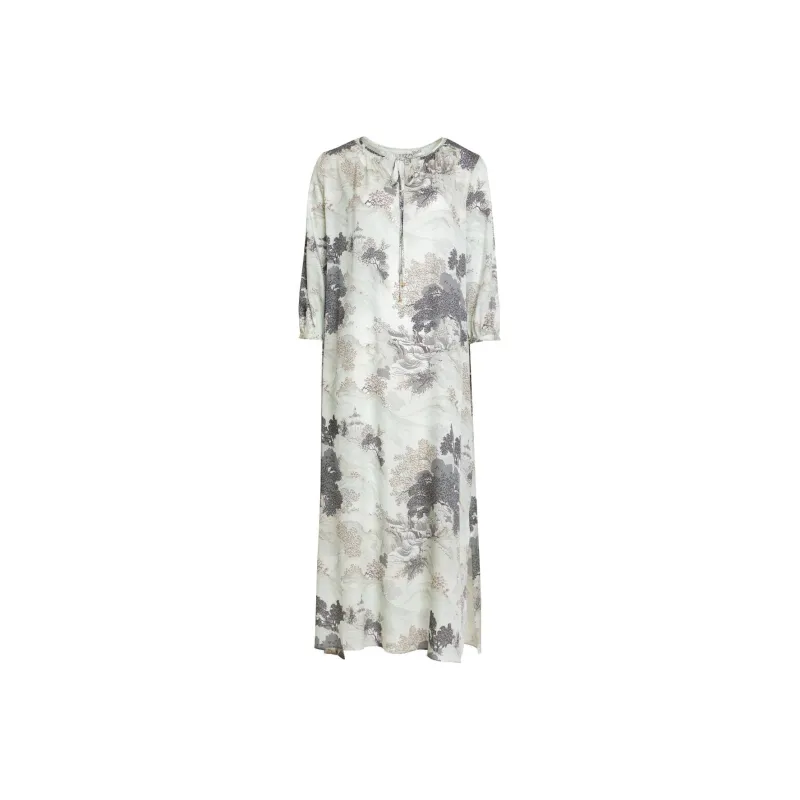 LIZZY Long Sleeved Dresses Women's Light Green-0