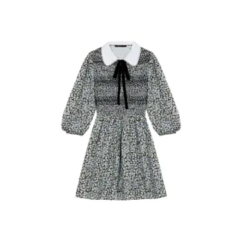 Maje Long-Sleeved Dresses Women's Blue