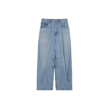 Helmut Lang Logo Patch Cocoon Jeans