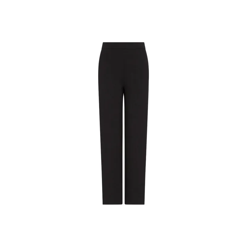 EMPORIO ARMANI Double Jersey Trousers With Elasticated Waist-0