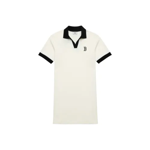MLB Short Sleeved Dresses Women's White