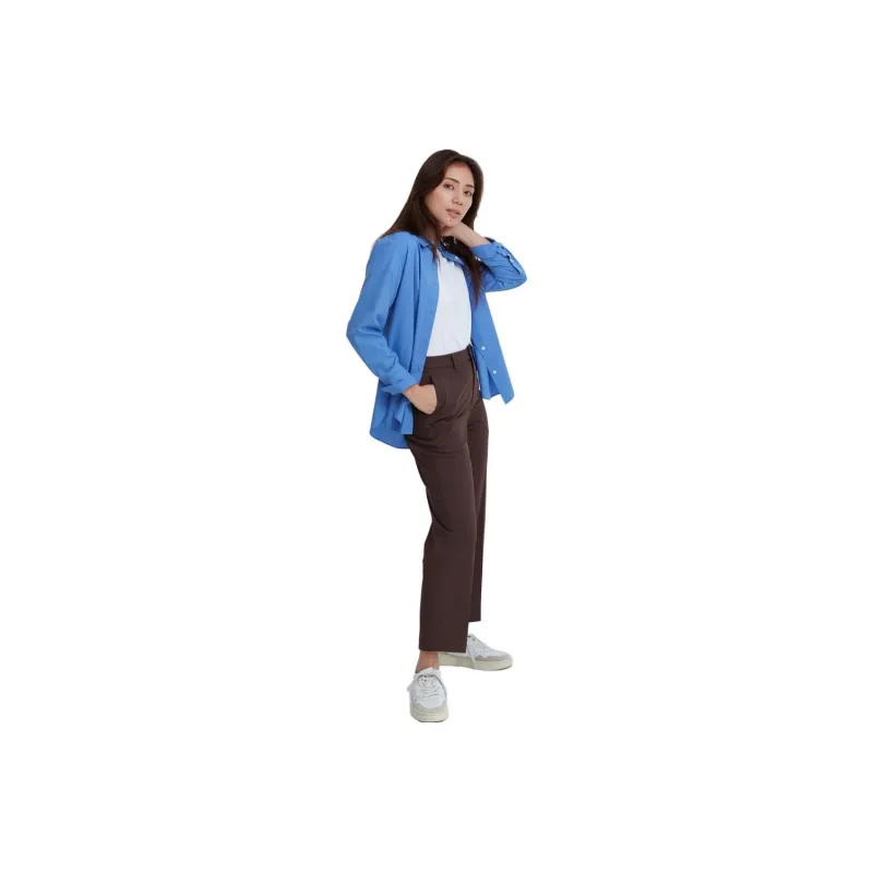 UNIQLO Suit Trouser Women's Dark Brown-0