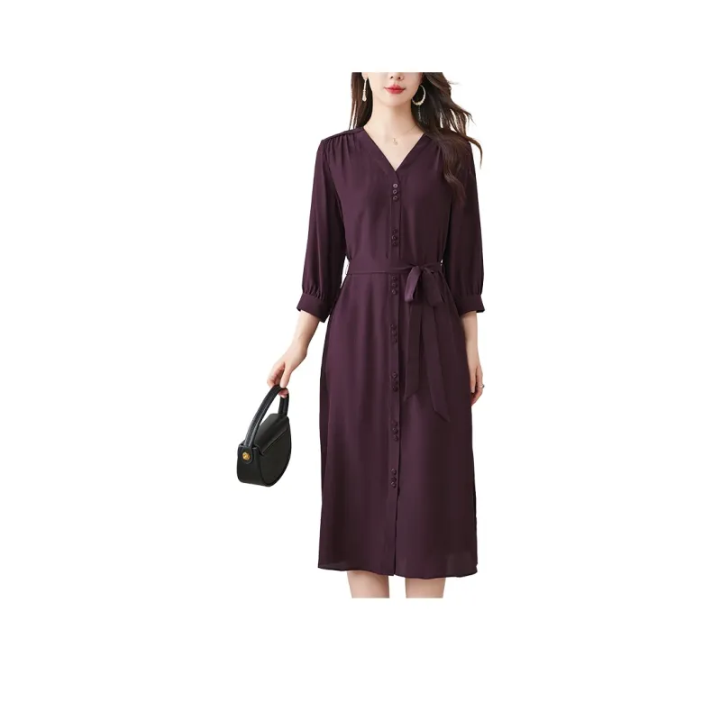 To The West Long Sleeved Dresses Women's-8