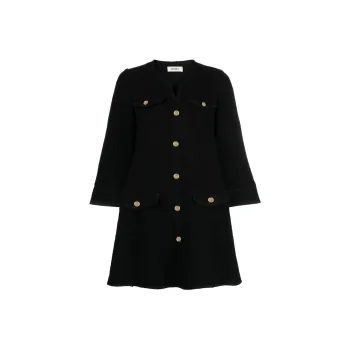 Sandro Long Sleeved Dresses Women's Black