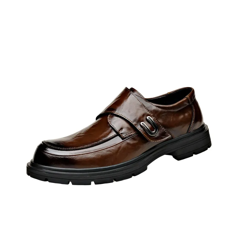 Medd Men's Casual Shoes Men Low Top Black/Brown-6