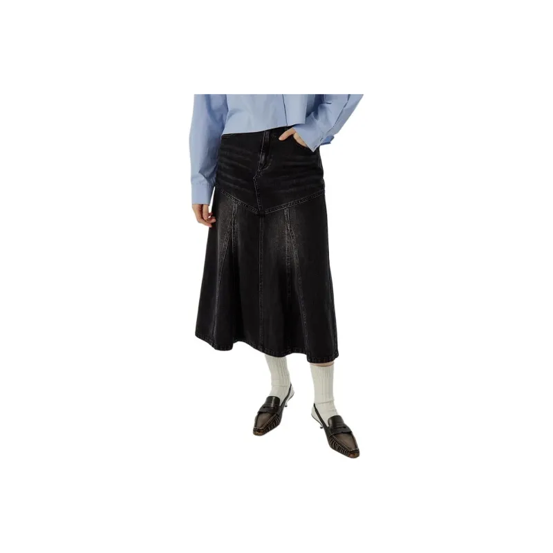 Omont Denim Long Skirts Women's-0