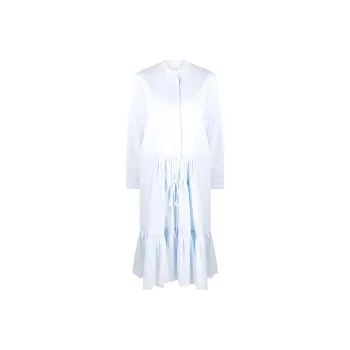 MARNI Chemisier Drawstring Waist Dress