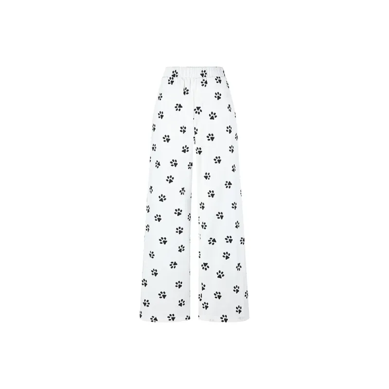 Zukizuki Casual Pants Women's White-0