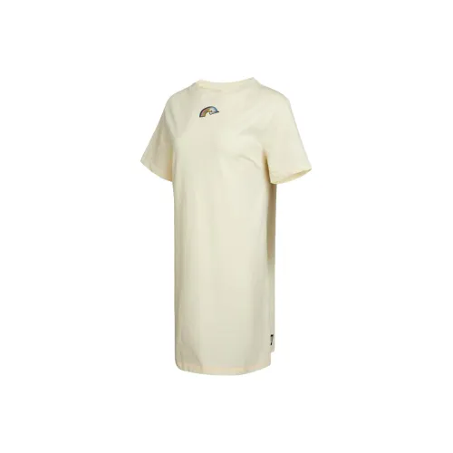 Nike Short Sleeved Dresses Women's Ecru
