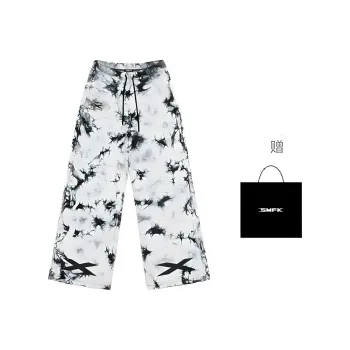 SMFK Casual Pants Unisex Phantom Black White Tie Dye