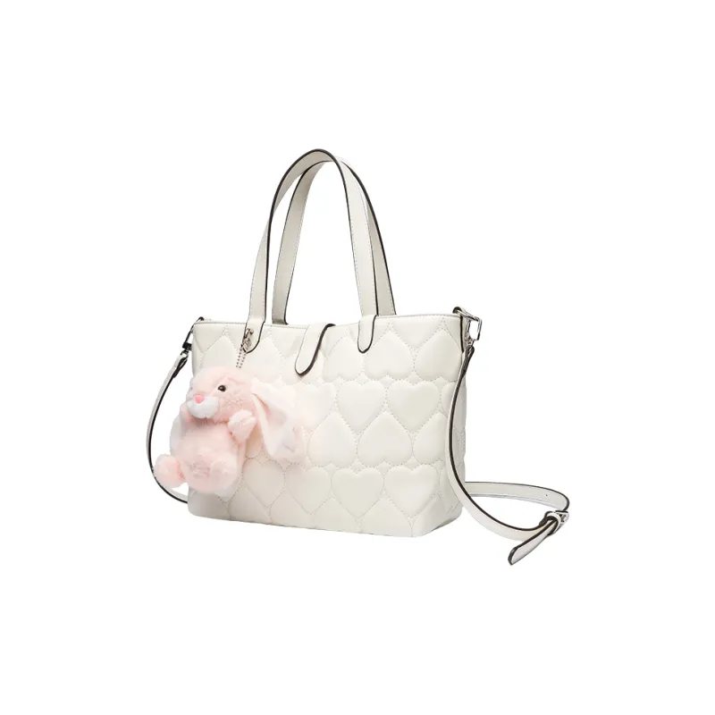 OCTSUI PU Handbag Women's Pink/White-5