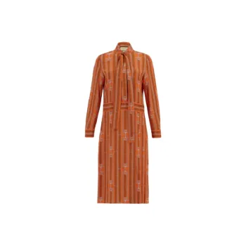 GUCCI Graphic-print Midi Dress