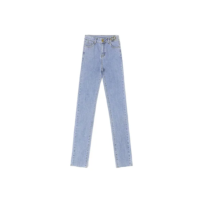 Green Forest Slim Fit Pants Moderate Jeans Women's-2
