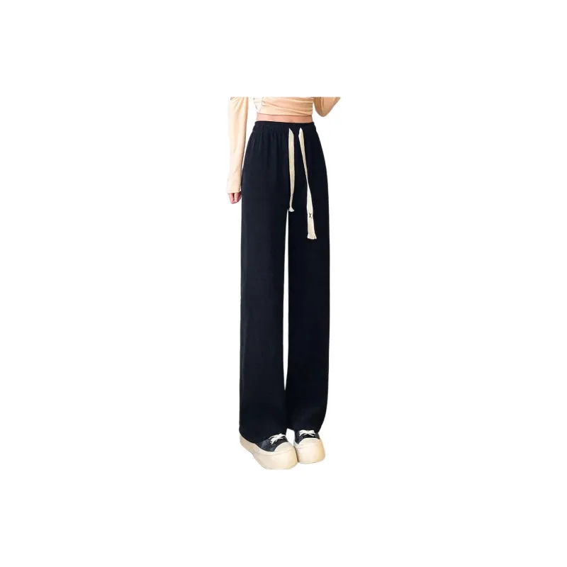 Ya Sheep People Casual Pants Women's Black-0