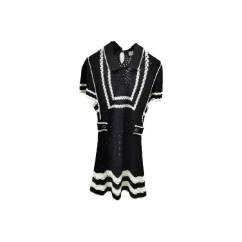 RED VALENTINO Short-Sleeved Dresses Women's Black
