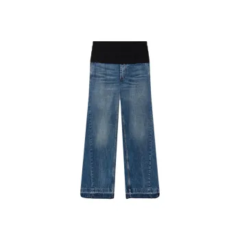 Stella McCartney Panelled Wide Leg Jeans