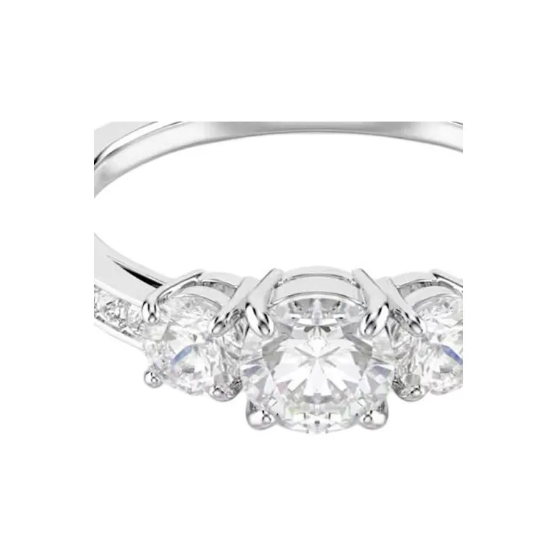 Swarovski Crystal Rings Unisex White-1