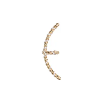 Valentino Brass Earrings Women's Gold