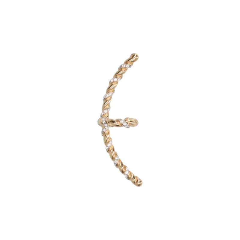 Valentino Brass Earrings Women's Gold-0
