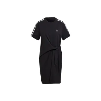Adidas Short Sleeved Dresses Women's Black