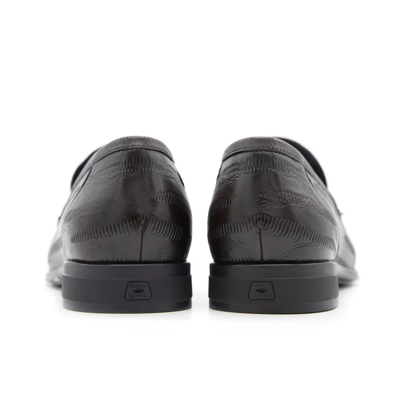 Satchi Loafers, Slip on Men's Coffee-3