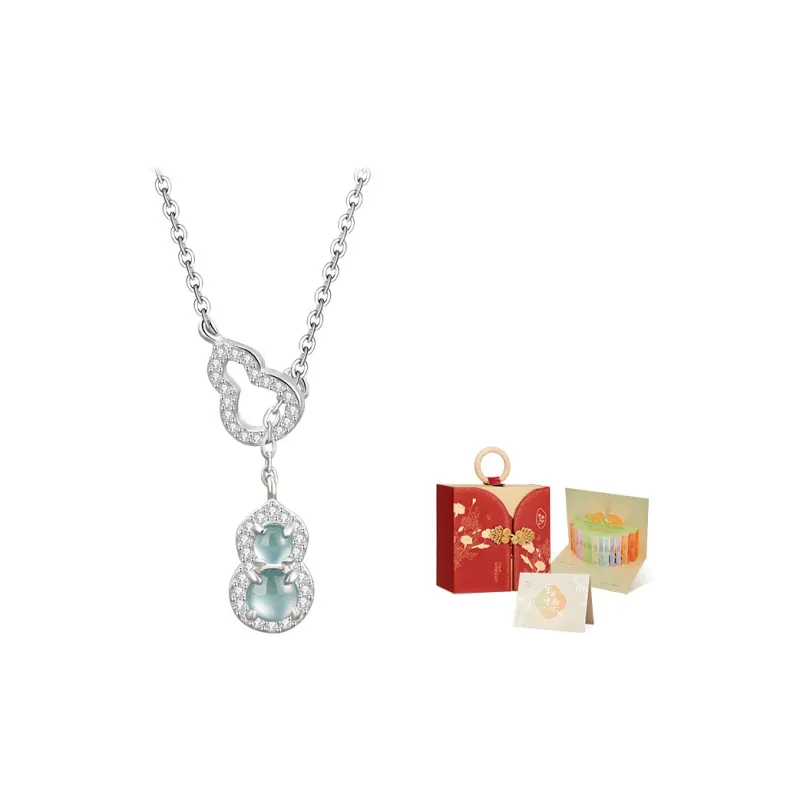 MAMADESHOUHU Chalcedony Necklaces Women's-5