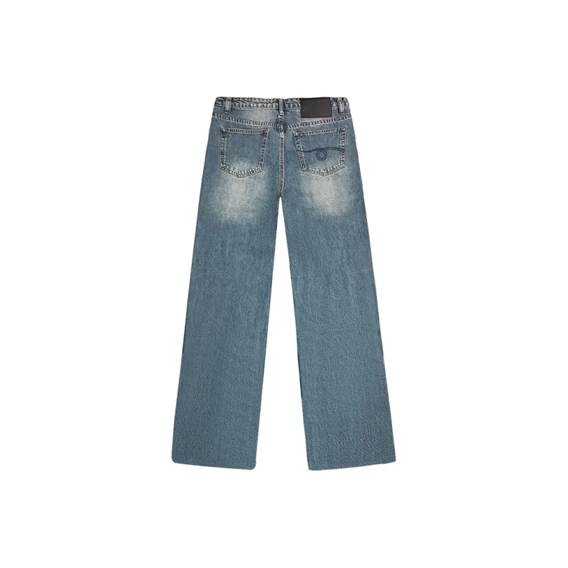 ZAOANFANFAN Jeans Women's Vintage Blue-1