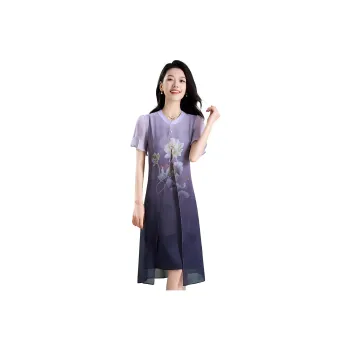 Mylan Short Sleeved Dresses Women's Purple