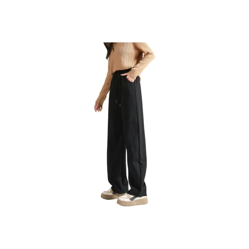 Ya Sheep People Casual Pants Women's Black-0