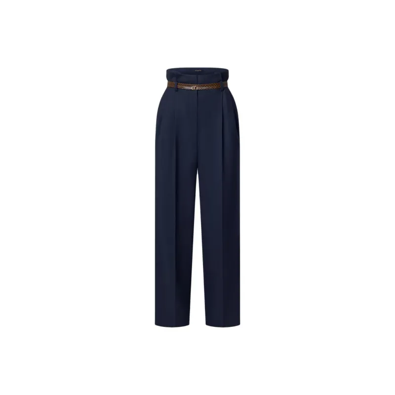 LOUIS VUITTON SS25 Casual Pants Women's Blue-0