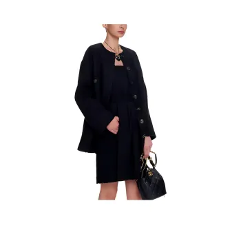 CHANEL SS21 Sleeveless Dress Women's Black