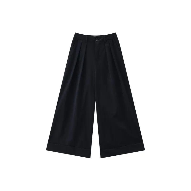 KUHNMARVIN Casual Pants Women's Dark Navy Blue-0