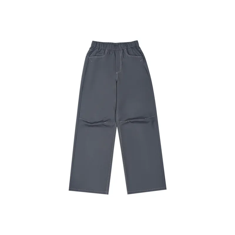 MYSAMESAME Casual Pants Unisex Dark Gray-1
