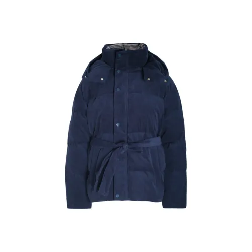 Little Pull Puffer Jacket Women's Navy Blue