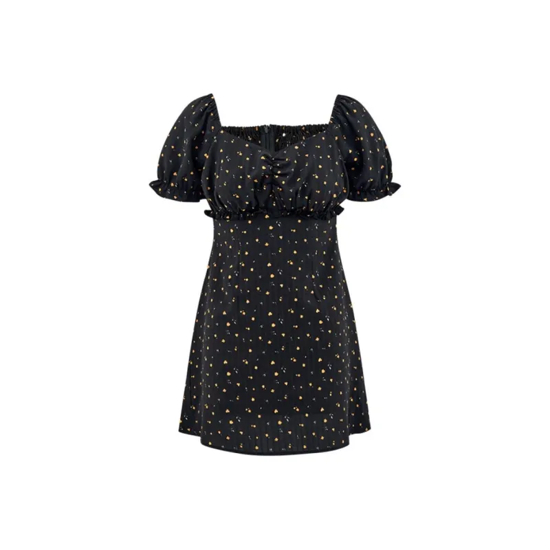 MOUSSY Short Sleeved Dresses Women's-2
