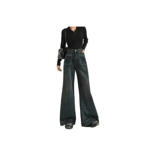 FAWENXIANGZI Jeans Women's Blue