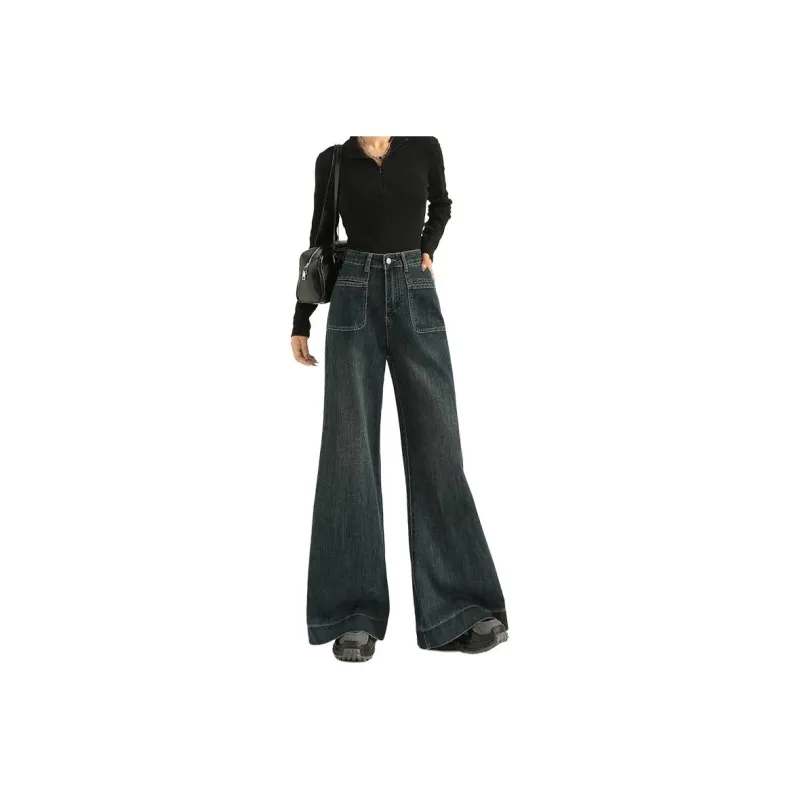FAWENXIANGZI Jeans Women's Blue-0