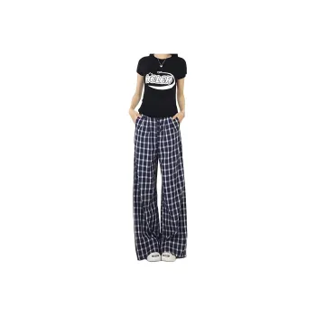 HELEH Casual Pants Women's Dark Blue