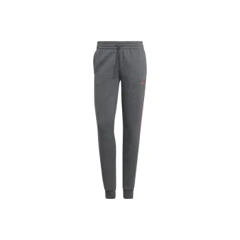 Adidas Essential Knitted Sweatpants Women's Deep Gray Heather/Miracle Red