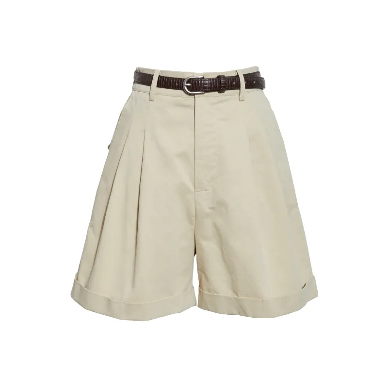 SUPIN Casual Shorts Women's Khaki-0