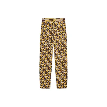 ZARA ZW Series Casual Pants Women's Yellow