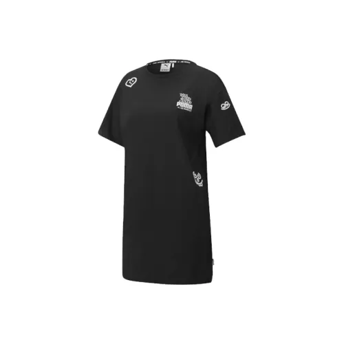 PUMA Short Sleeved Dresses Women's Black