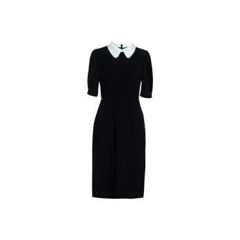 ROEYSHOUSE Short Sleeved Dresses Women's Black