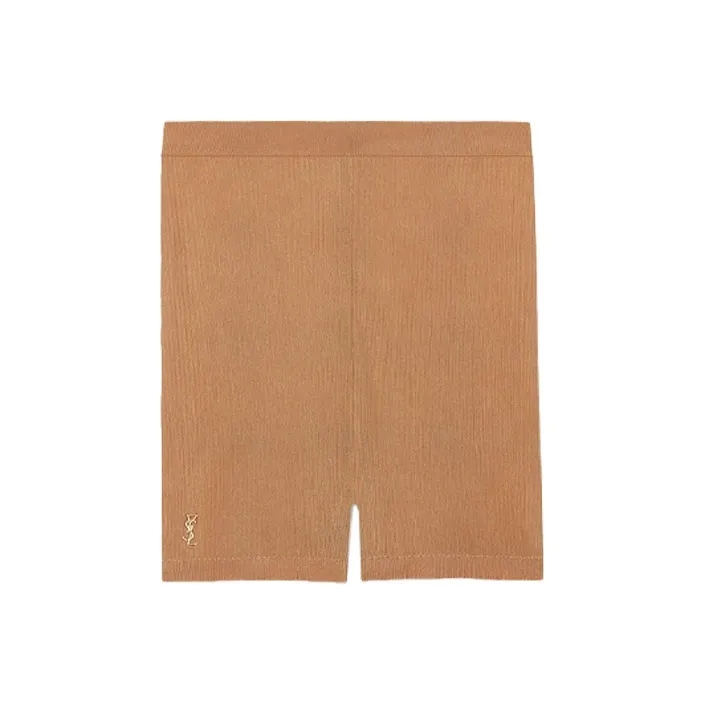 SAINT LAURENT Casual Shorts Women's Honey-0