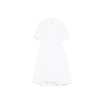 JIL SANDER Short Sleeved Midi Dress